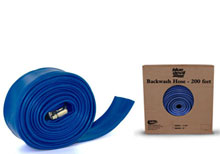 Blue Devil Backwash Hose  2in x 200ft W/CLAMP B8202X