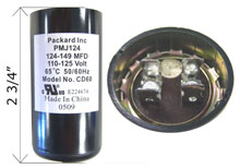 U.S. Seal Capacitor 124-149 MFD 125V BC-124