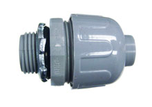 CMI 1/2 inch PVC Straight Connector Liquidtight NMLC05