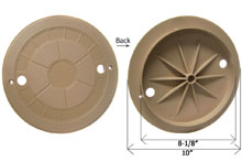 CMP Tan 10 in. Water Leveler Lid Cover 25504-009-010