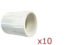 Dura Female Adapter Fipt 3/4 in. 10 Pack 435-007x10