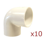 Dura 90 Degree Elbow 1-1/4 in. Slip 10 pack 406-012x10