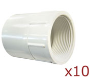 Dura Female Adapter Fipt 1-1/2 in. 10 Pack 435-015x10