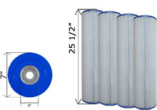 Quad Pack Cartridge Filter Hayward CX875RE C-7489-4