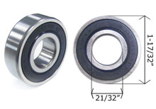 US Seal 17MM Pool Motor Ball Bearing RBL-6203-LL