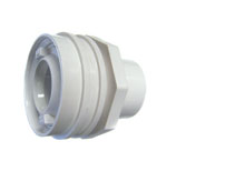 Flush Mount Return Fitting White 1 inch Socket Waterway 400-9190