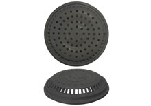 Waterway 8 in. Black Main Drain Anti Vortex Cover 640-2311V